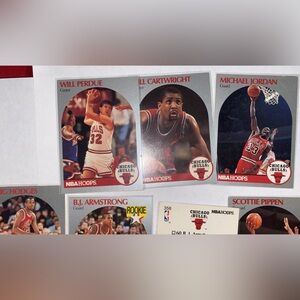 NBA HOOPS Chicago Bulls full team set 1990
